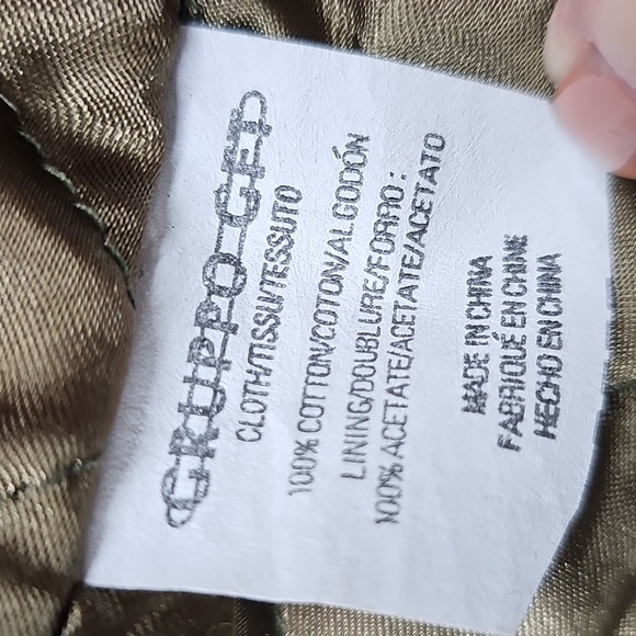 Emanuel Ungaro Liberté Dark Olive Velvet Button Front Shacket Size Medium - Picture 8 of 11